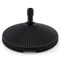 Black Metal Fillable Patio Umbrella Base Stand with Handle 22 inches